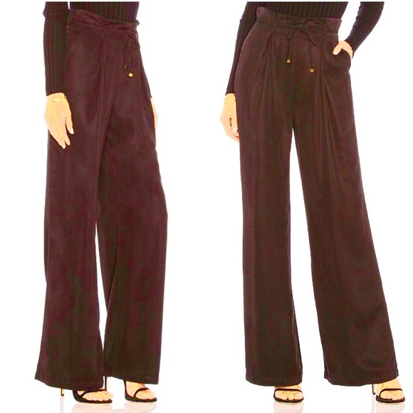 Young Fabulous & Broke Pants - Young Fabulous Broke Hosper Paper Bag ruffle pants